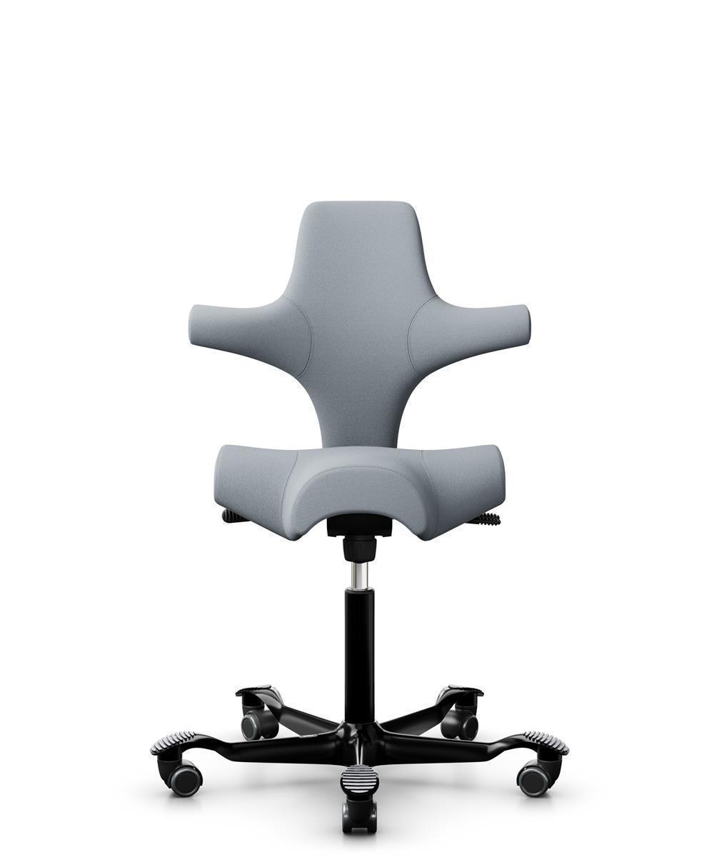 HAG Capisco 8106 Stoff Select Hellgrau Gestell Schwarz