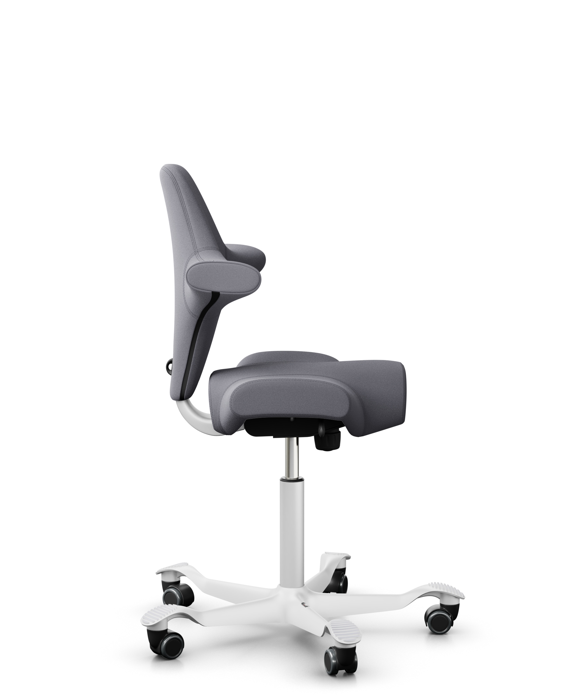 HAG Capisco 8106 Stoff Xtreme Grau Gestell Weiss