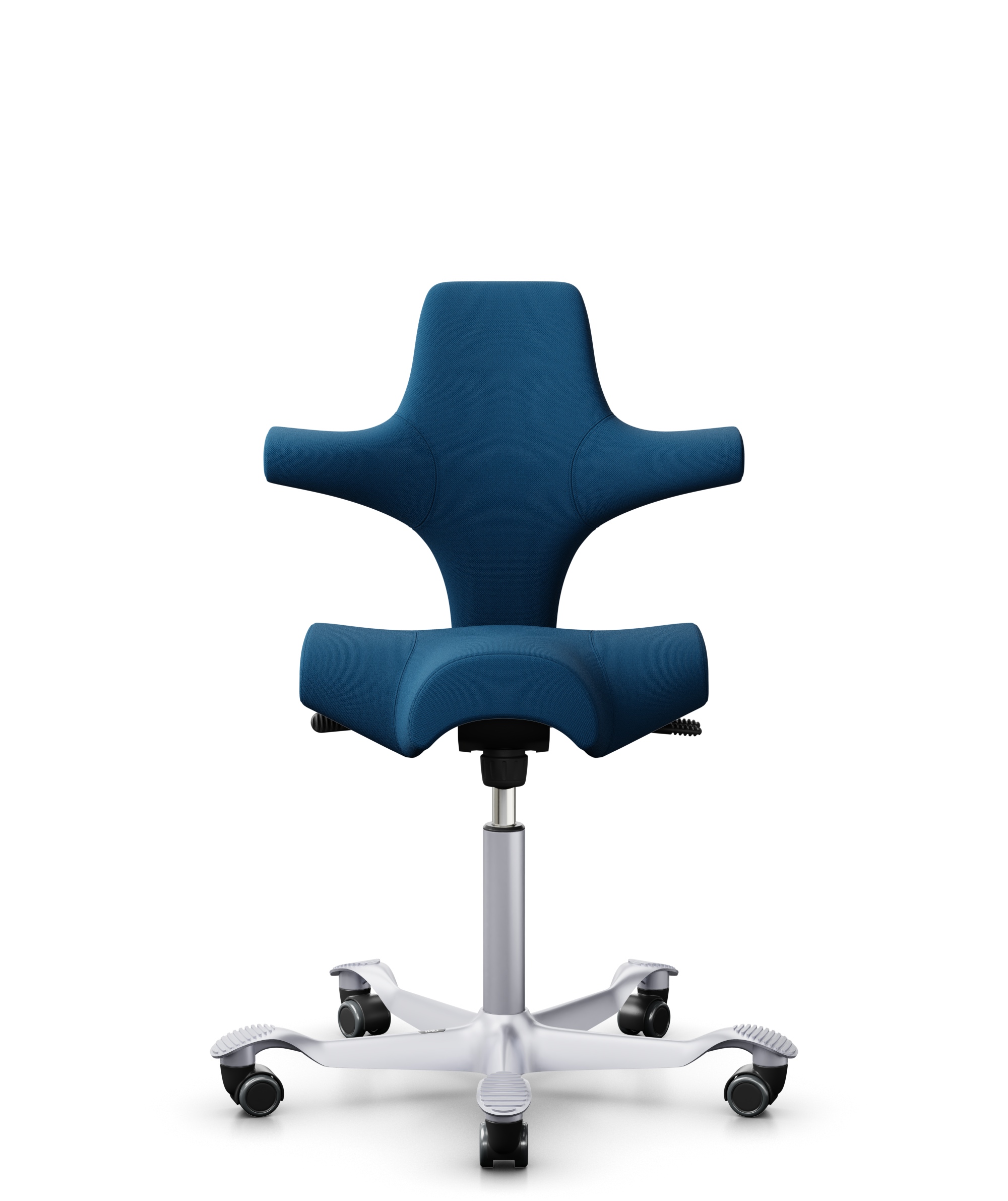 HAG Capisco 8106 Stoff Select Navy Blau Gestell Silber