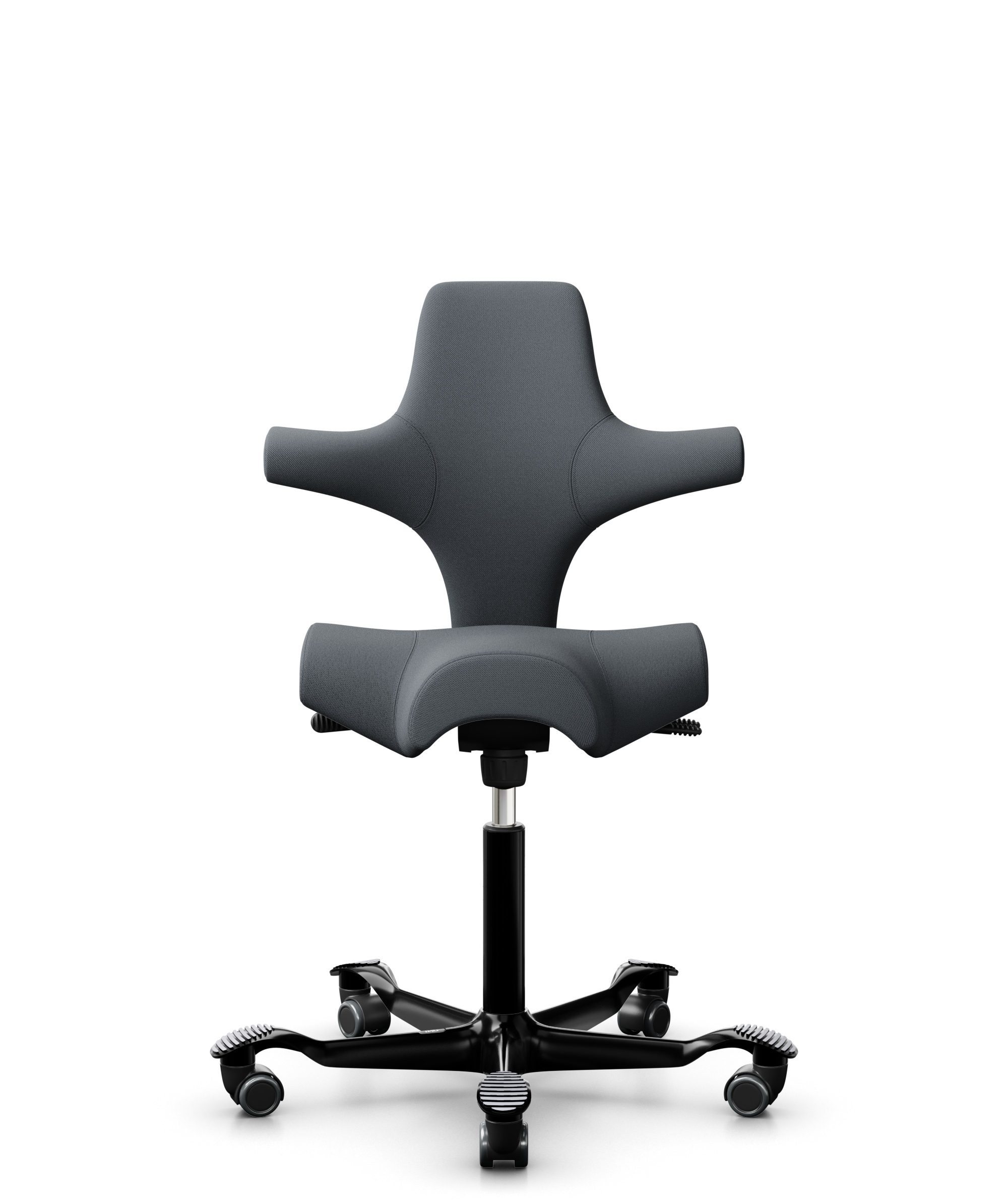 HAG Capisco 8106 Stoff Select Grau Gestell Schwarz