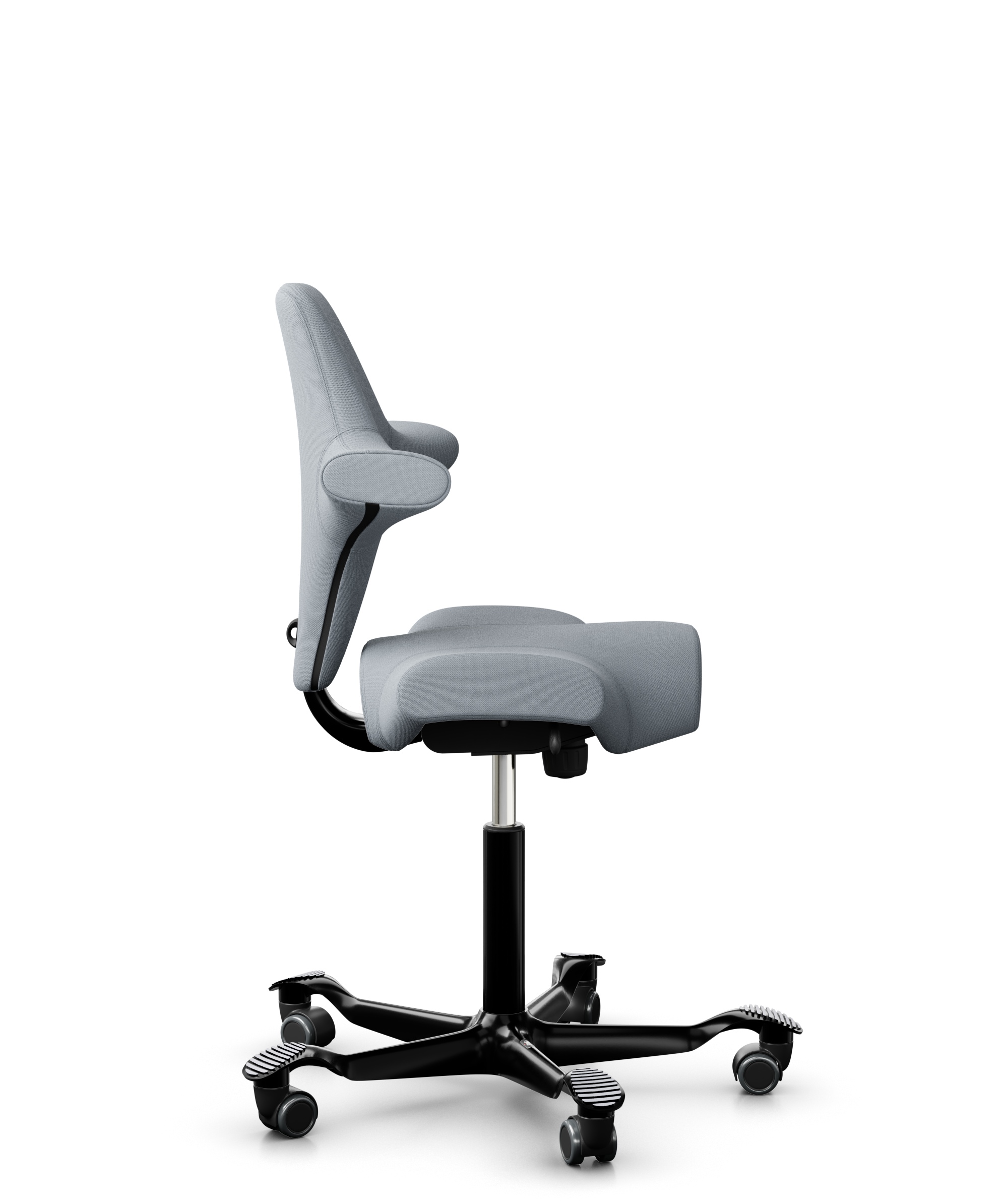 HAG Capisco 8106 Stoff Select Hellgrau Gestell Schwarz