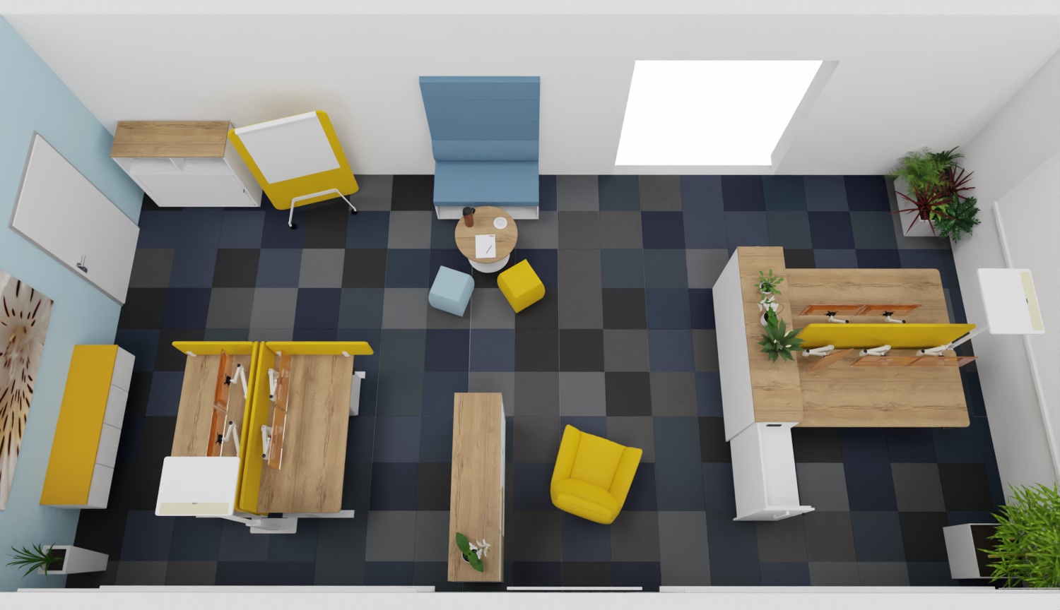 Büroplanung inkl. 3D-Raumplanung und Aufmaß vor Ort