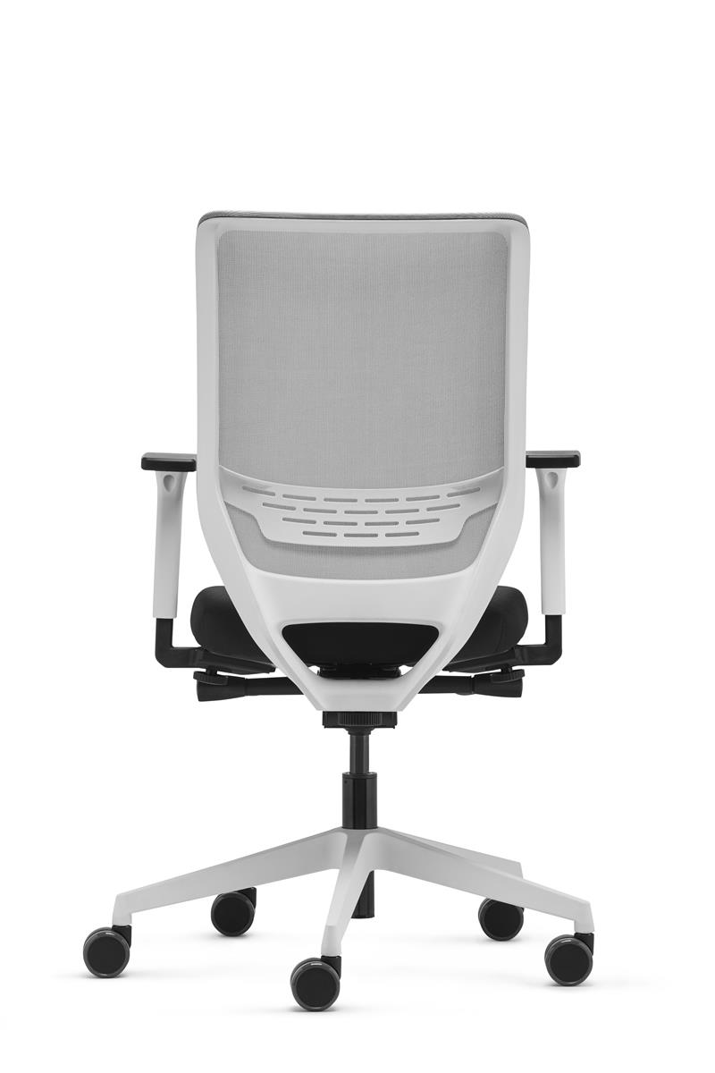 Dauphin Sync 2 SC 9242 Pro Drehstuhl Weiß mit Netzrücken Trendoffice Sofort Lieferbar