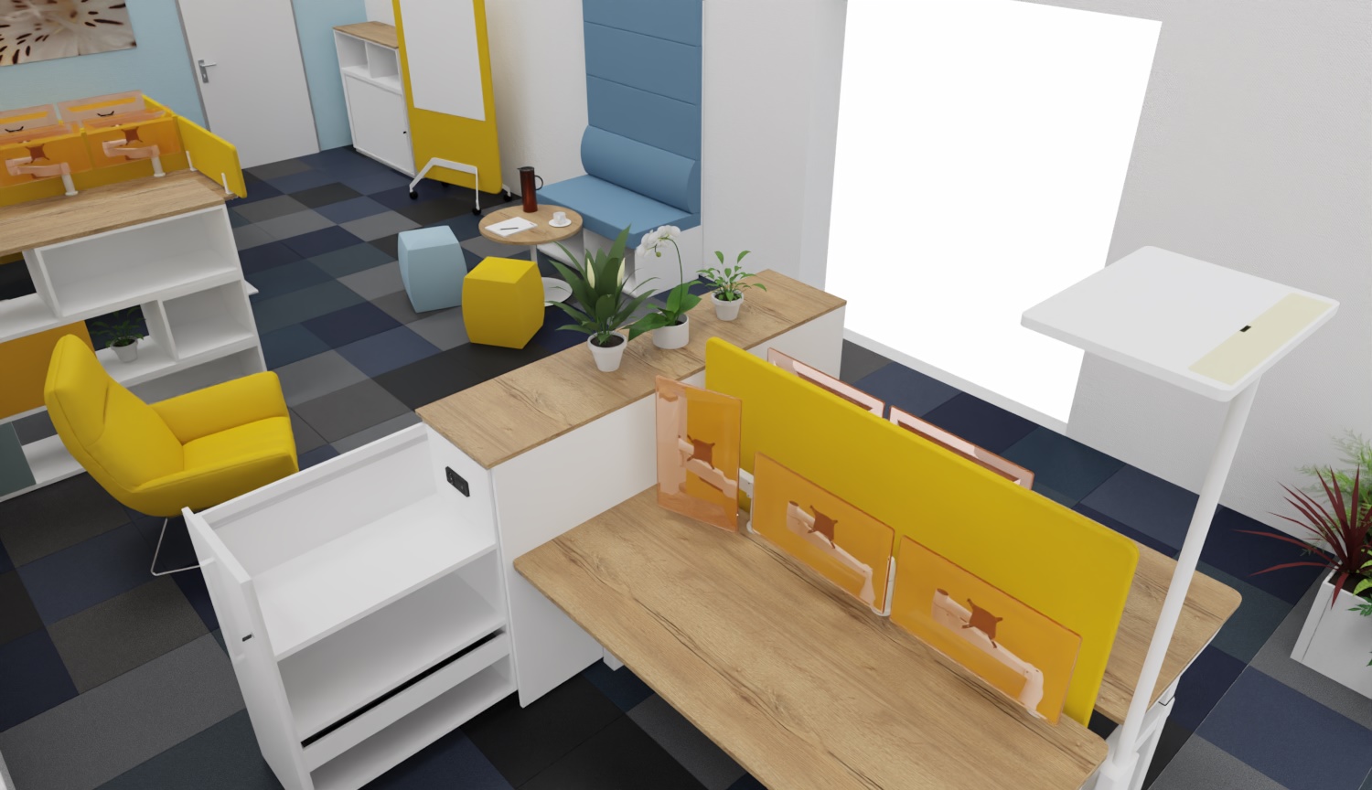 Büroplanung inkl. 3D-Raumplanung und Aufmaß vor Ort