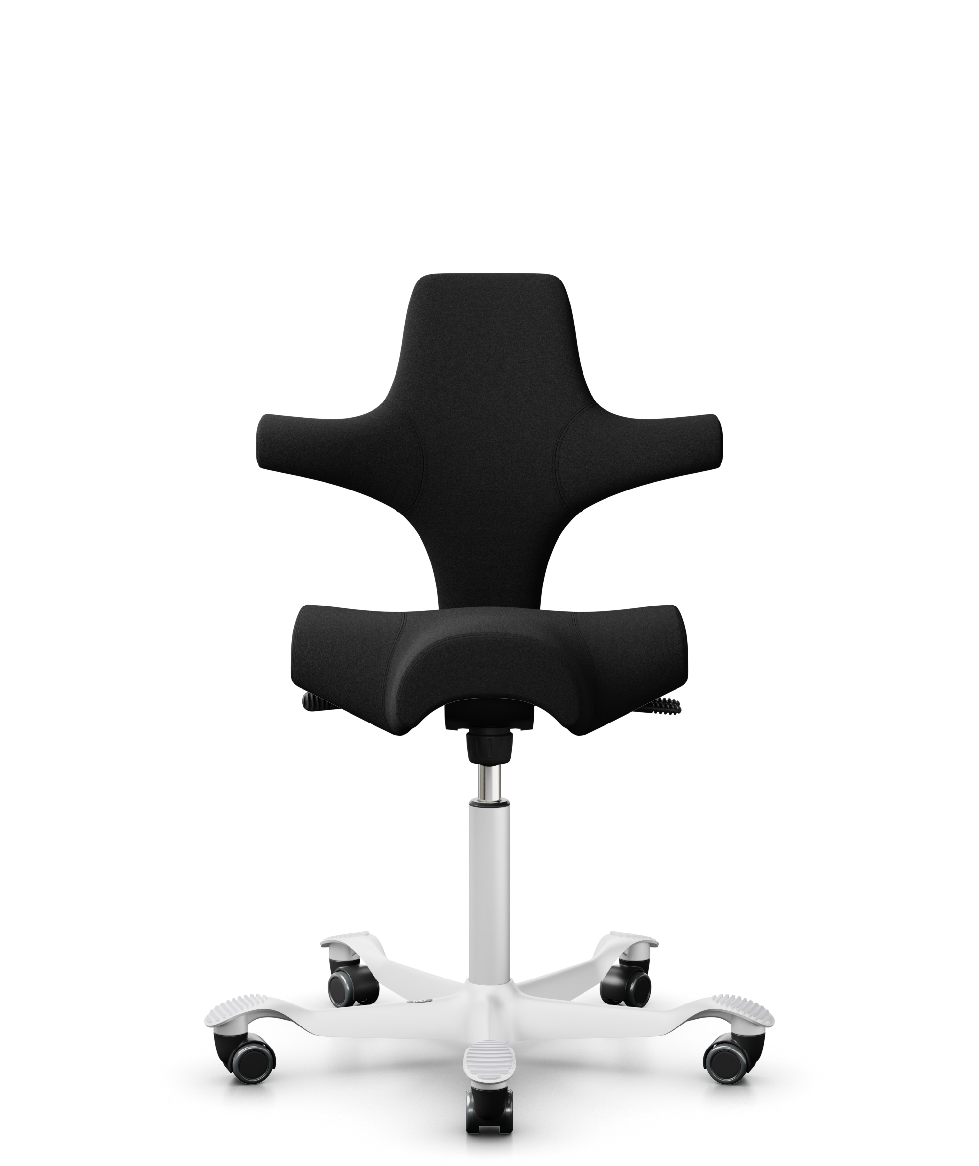 HAG Capisco 8106 Stoff Xtreme Schwarz Gestell Weiss