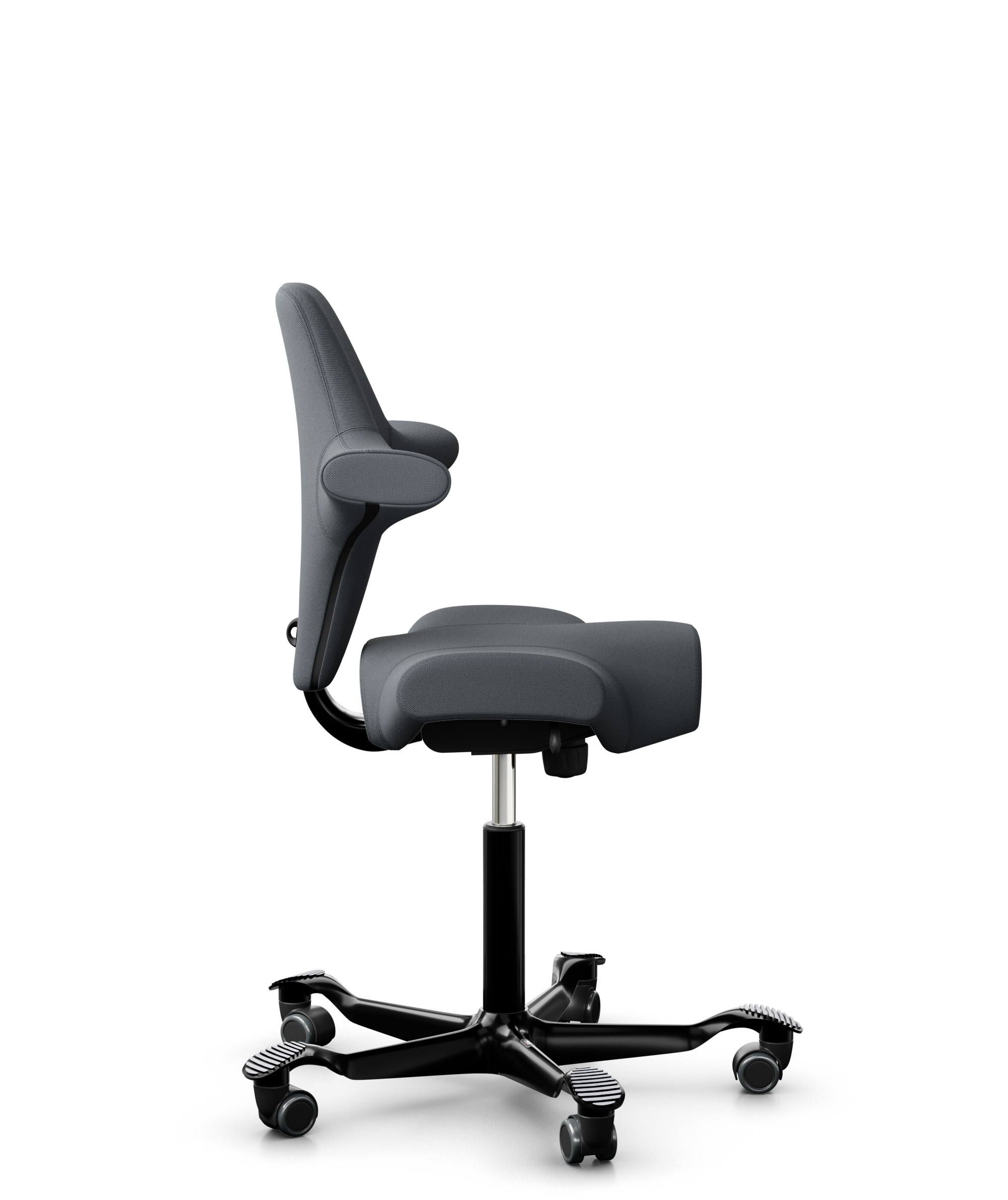 HAG Capisco 8106 Stoff Select Grau Gestell Schwarz