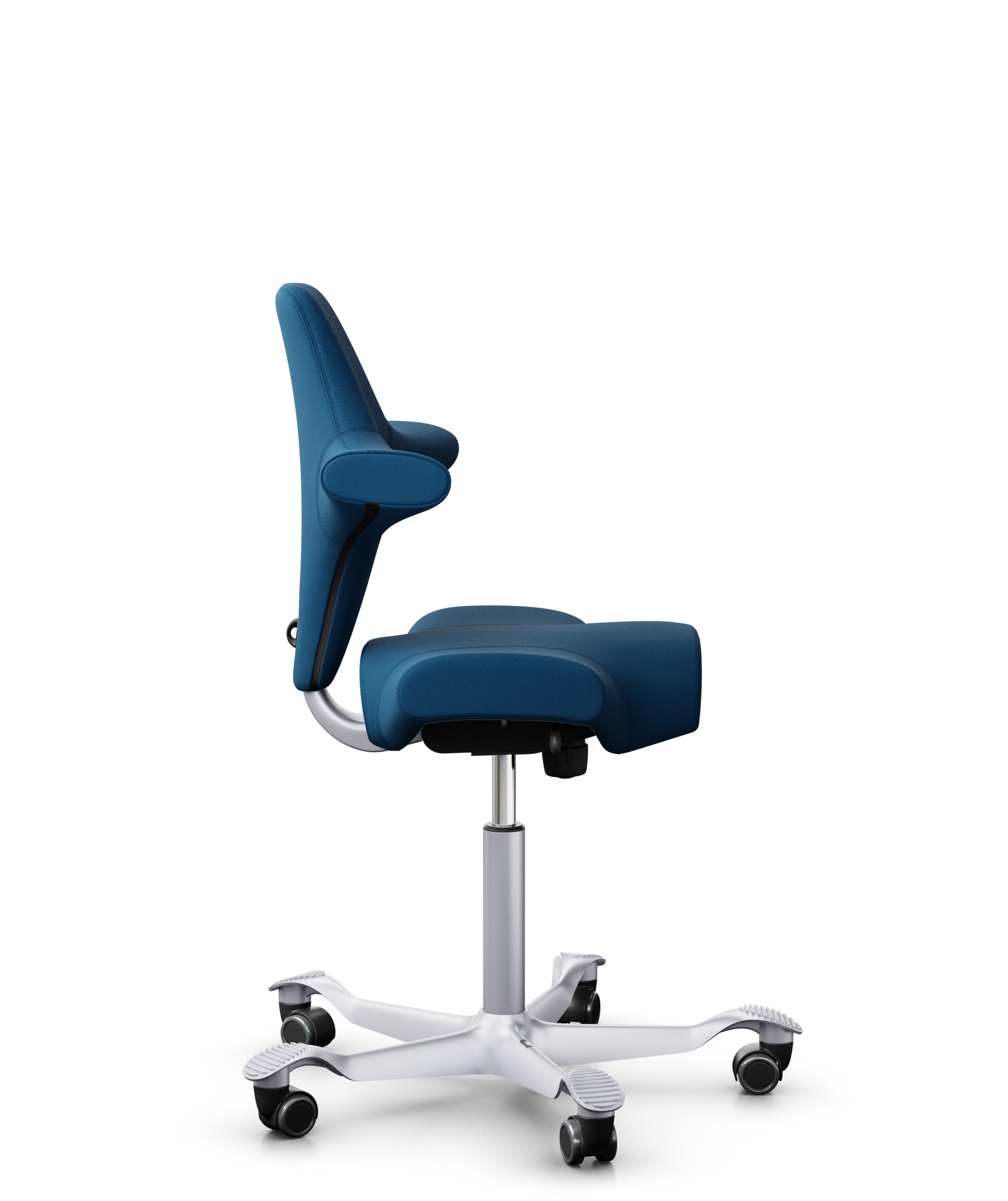 HAG Capisco 8106 Stoff Select Navy Blau Gestell Silber
