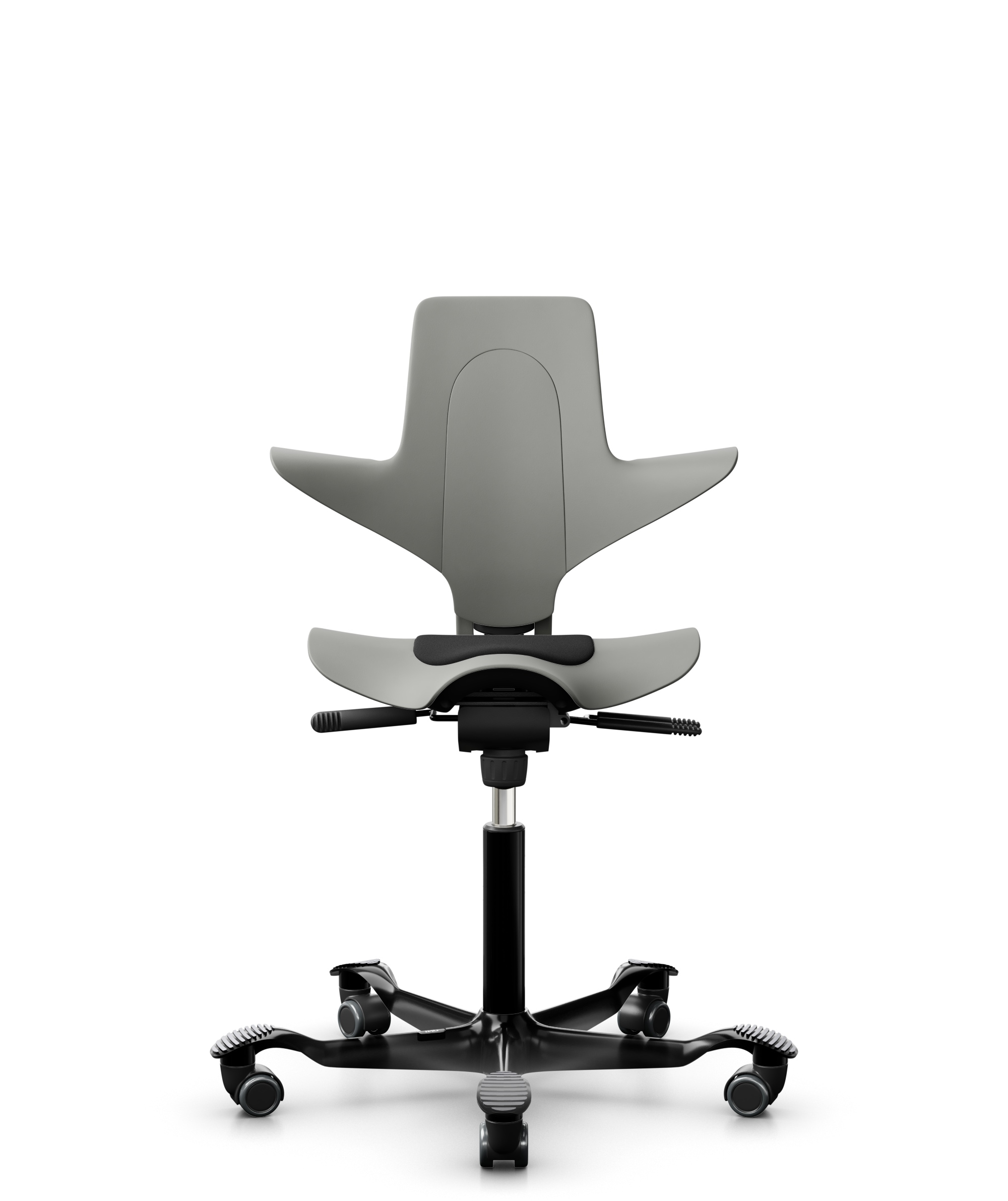 HAG Capisco 8010 Puls Drehstuhl Grau Gestell Schwarz