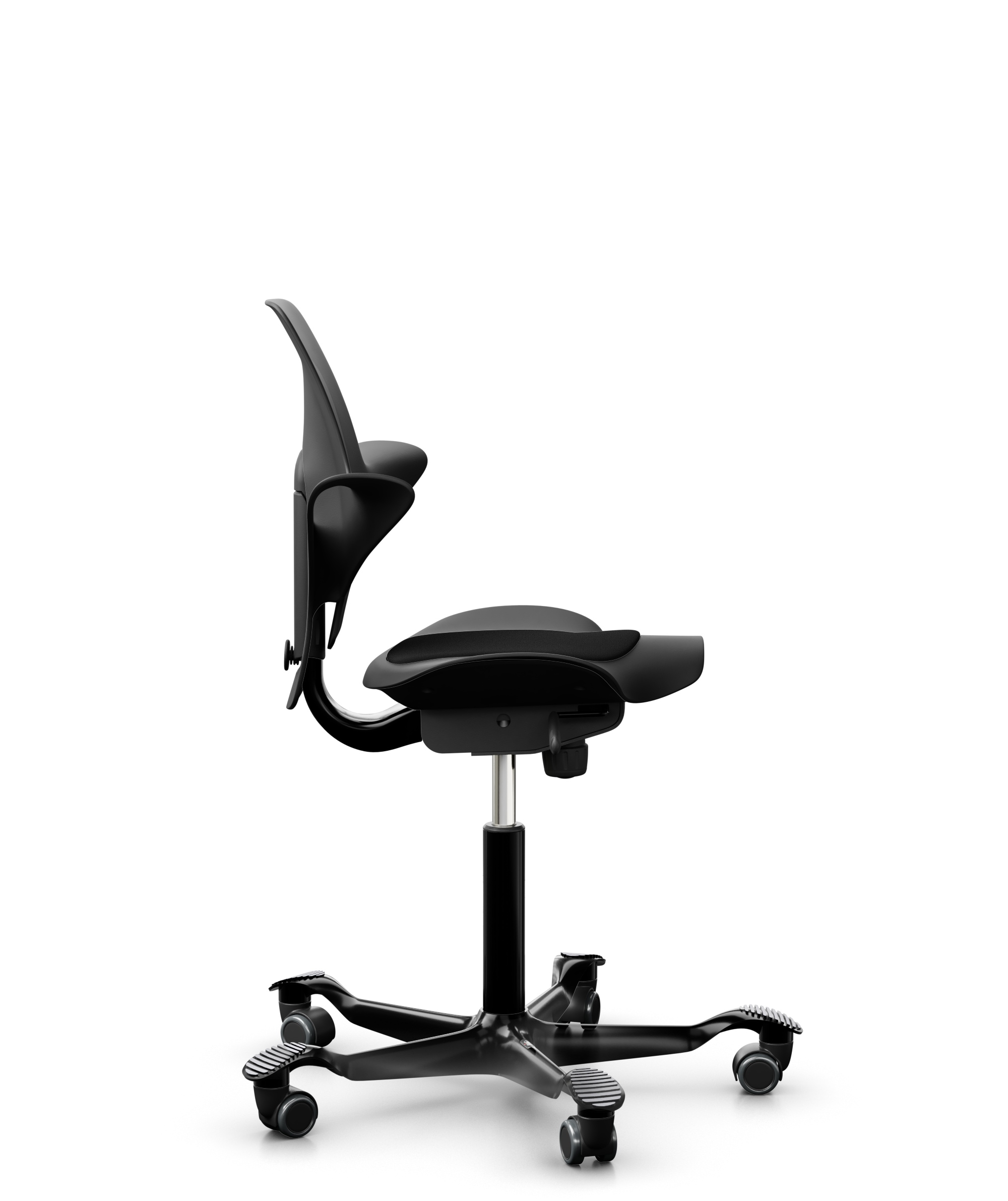 HAG Capisco 8010 Puls Drehstuhl Schwarz Gestell Schwarz