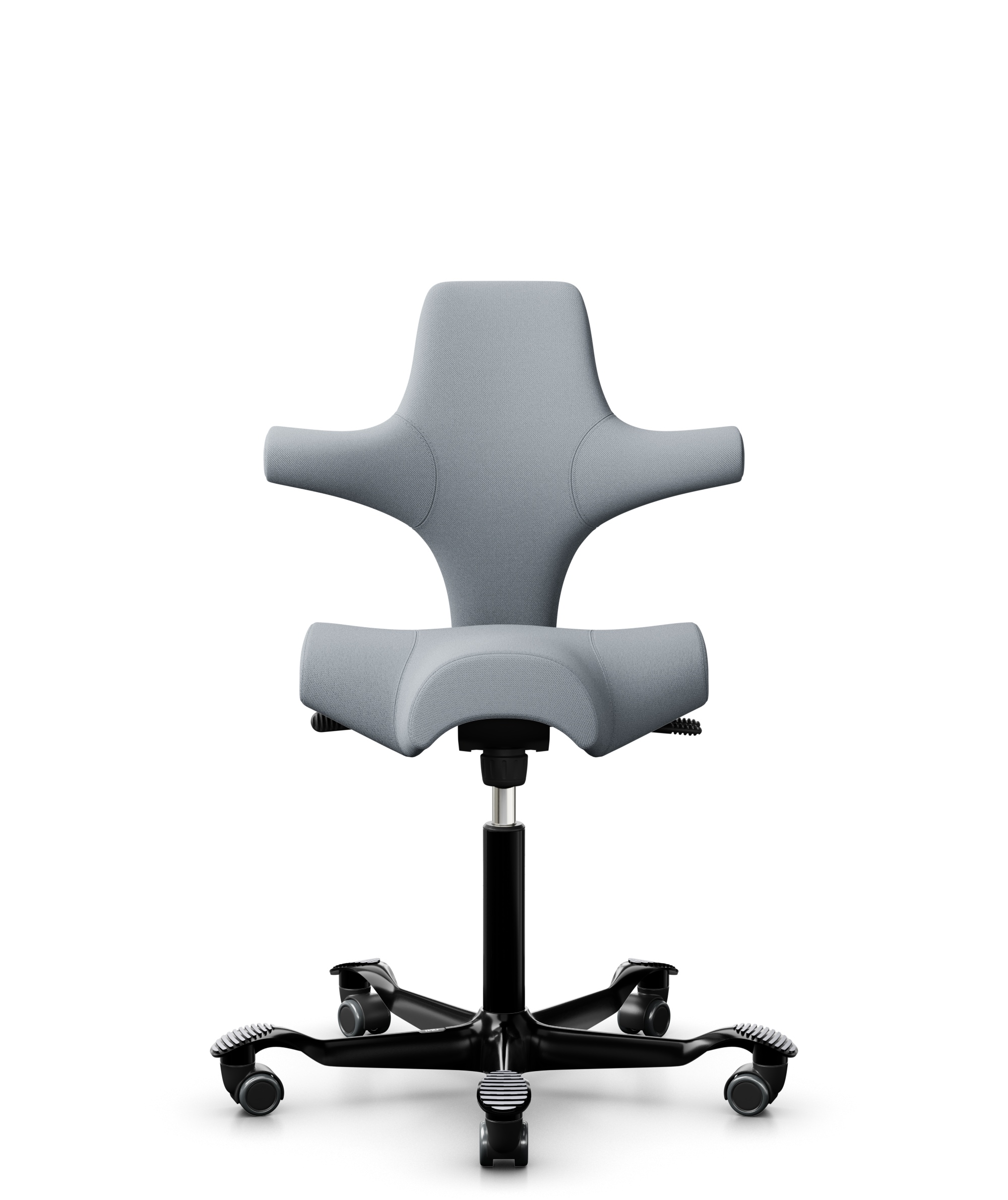 HAG Capisco 8106 Stoff Select Hellgrau Gestell Schwarz