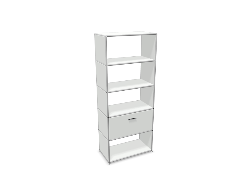 Bosse Solutions Schrank Chrom Weiss - Schnelllieferprogramm