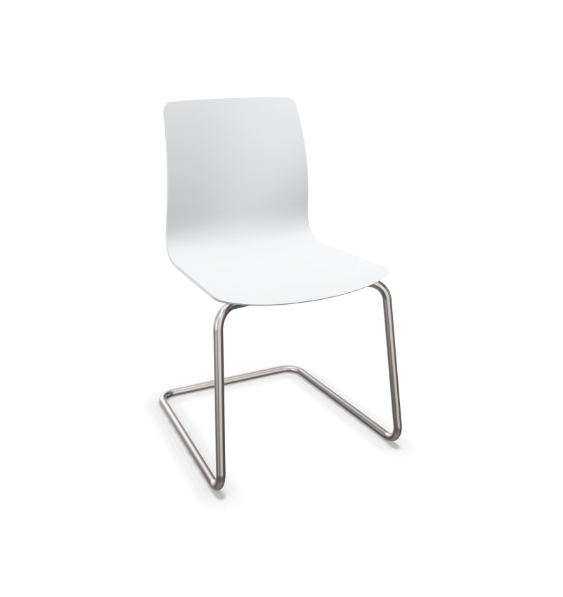 Dauphin IS 2516 Tec Stuhl Vierbeiner microsilver frei konfigurierbar
