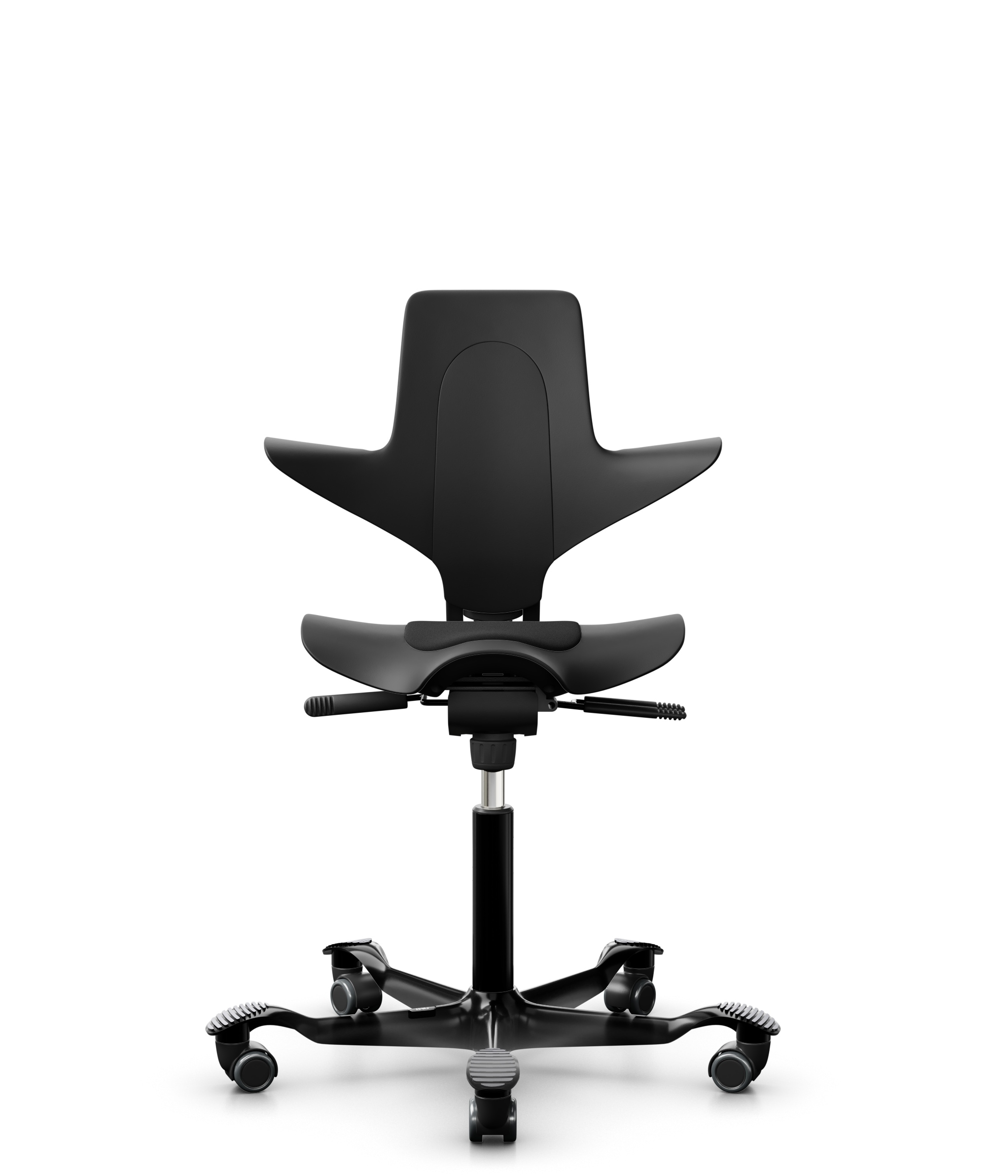 HAG Capisco 8010 Puls Drehstuhl Schwarz Gestell Schwarz