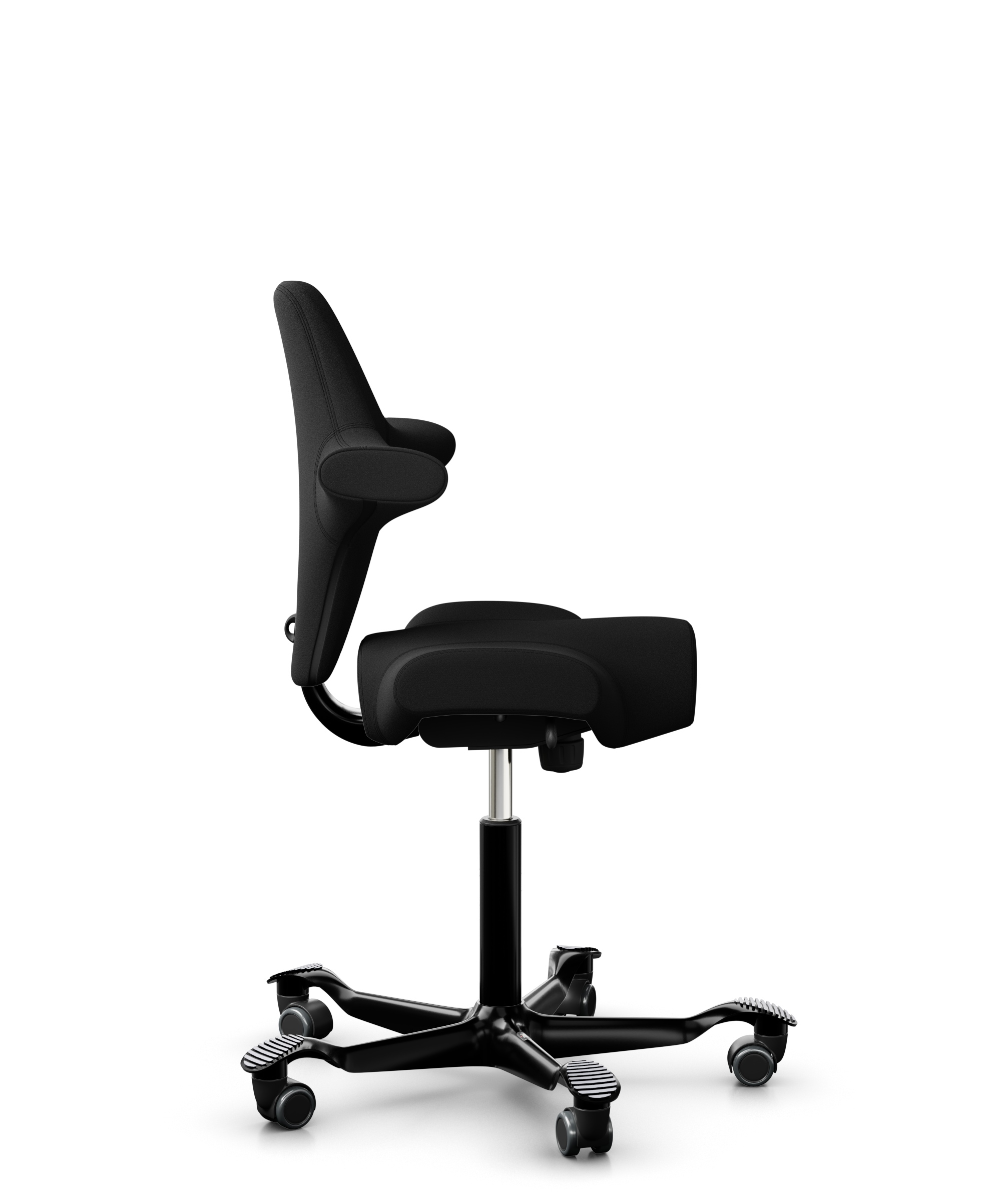 HAG Capisco 8106 Stoff Xtreme Schwarz Gestell Schwarz