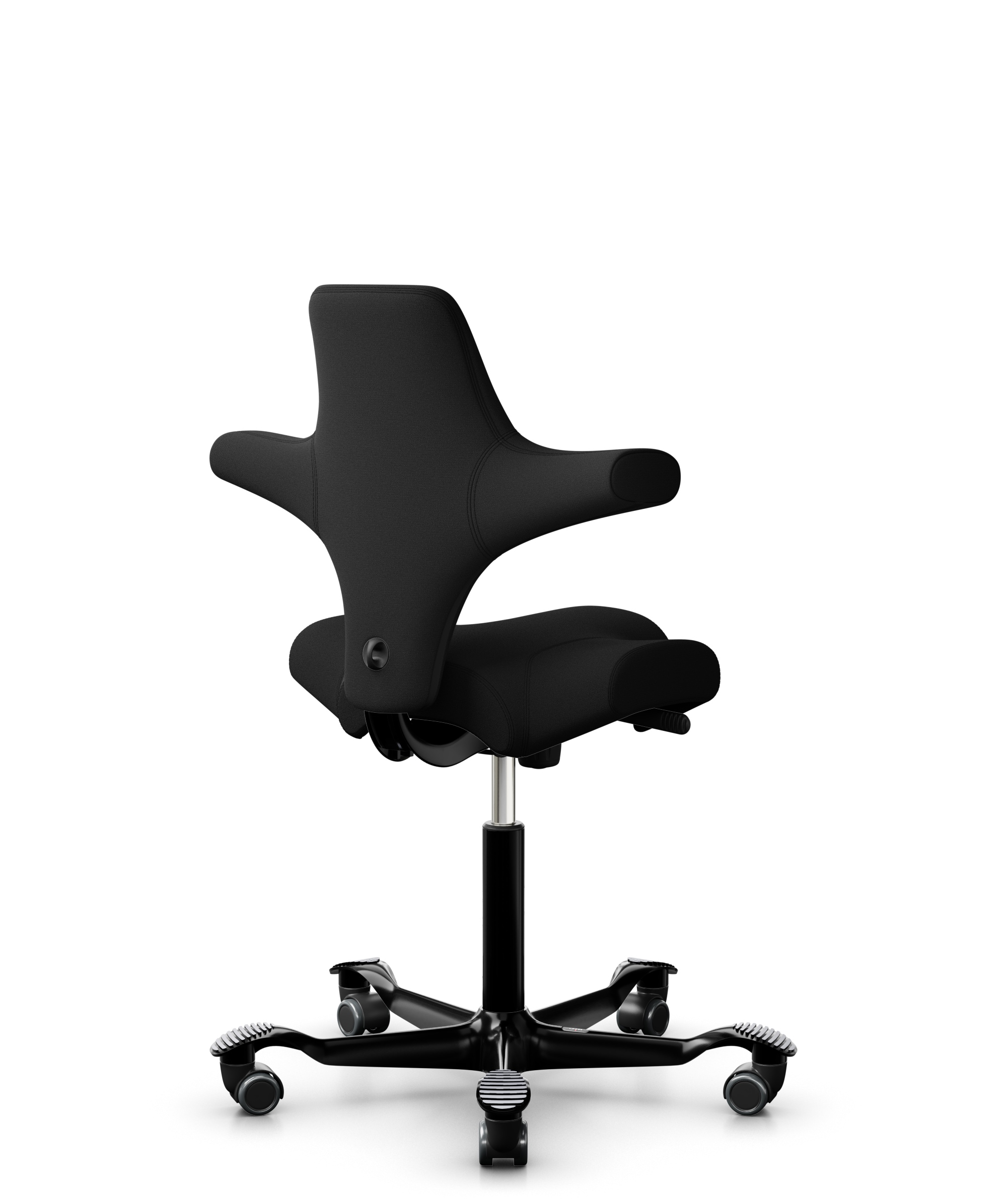 HAG Capisco 8106 Stoff Xtreme Schwarz Gestell Schwarz